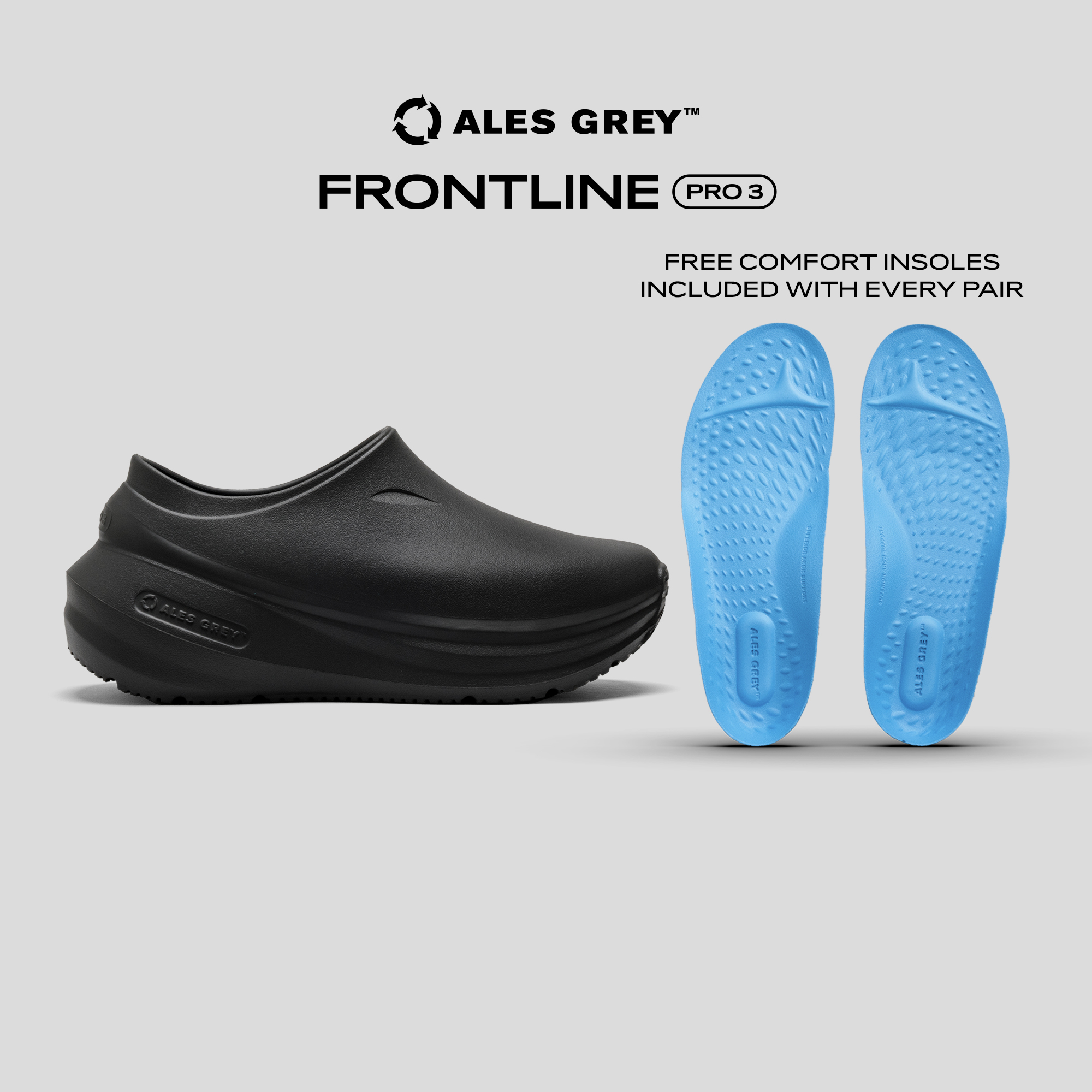 Frontline Pro 3 Matte Black – ALES GREY